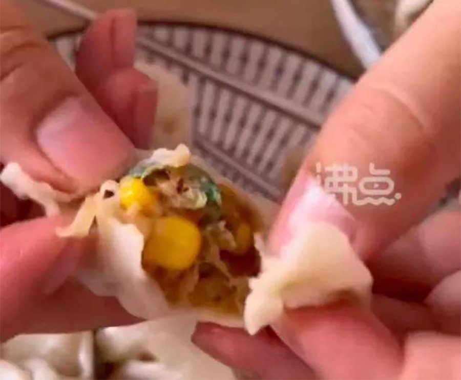 三全食品水饺中出现抹布？男子曝光后遭拒绝！